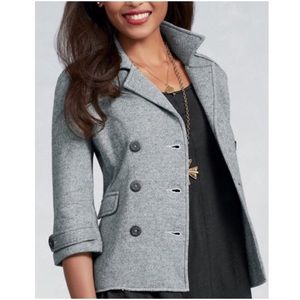 Cabi Shrunked Peacoat Anchor Jacket Size Large